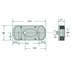 Feu arrière remorque ASPÖCK adaptable