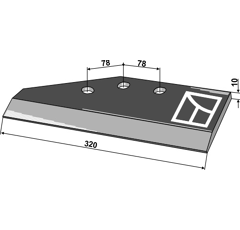 Aileron gauche 51543 adaptable - BlackSteel©