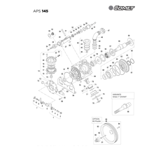 Pièces détachées pour pompe COMET - APS 145 adaptable