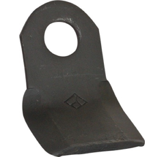 Couteau-Y pour broyeur 125x60mm BREVIGLIERI / BREVIAGRI adaptable - Blacksteel©