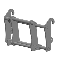 Interface pour télescopique DIECI N°2/CATERPILLAR adaptable