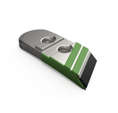 Pointe Gauche carbure, rechargement pour charrue DURO 6431 adaptable