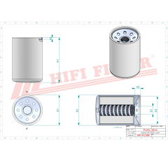 Filtre hydraulique adaptable HIFI FILTER SH56770