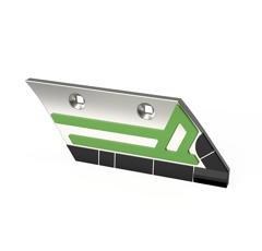 Soc de rasette Droit carbure et rechargement pour charrue NAUD 31240D adaptable