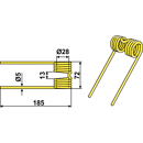 Dent de pick up pour presse à balles JOHN DEERE CC32965 adaptable - BlackSteel©