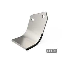 Lame de fraise équerre Gauche avec plaquettes carbure HOWARD 109960 adaptable