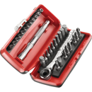Coffret de 31 cliquets et embouts de vissage 1/4" | FACOM