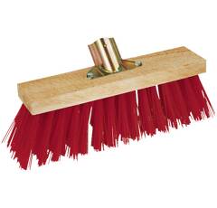 Balai pvc 60 cm rouge sans manche