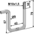 Bride 66 x 68 mm pour semoir AMAZONE adaptable