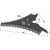 Couteau pour mélangeuse STRAUTMANN 504.36.501 adaptable - Blacksteel©