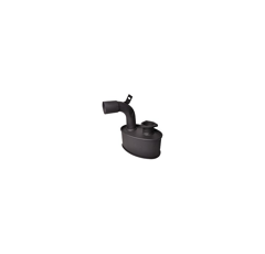 Pot d’échappement pour tracteur MASSEY FERGUSON S43988 adaptable