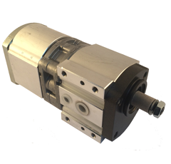 Pompe hydraulique 19+14 cc pour tracteur CLAAS 3797116M1 adaptable - REXROTH