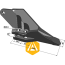 Dent à fourche pour chargeur JCB 531.03209 adaptable - Blacksteel©