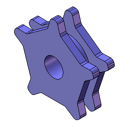 Noix à 5 empreintes 30 mm pour EUROMARK adaptable