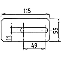 Grattoir pour herse rotative AMAZONE 6040200 adaptable