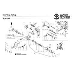 Pièces détachées pour pompe ANNOVI REVERBERI - VDR 50 adaptable