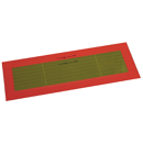 2 reflektierende Alu-Warntafeln 565X196 - für Anhänger