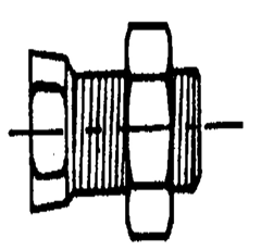 Senkkopfbolzen kon. 16X40