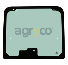 Vitre arrière bombée - teintée pour téléscopique JCB 827/80224 adaptable