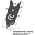 Pointe de soc pour LEMKEN 3374443 adaptable - BlackSteel©
