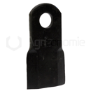 Couteau droit pour broyeur 150x60mm AGRIMASTER 3000107 adaptable 