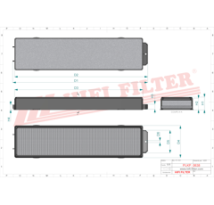 Filtre habitacle categorie 2 adaptable HIFI FILTER SC50390