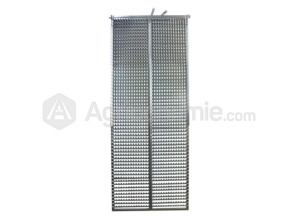 Grille réglable supérieure 740 x 1740 mm pour moissonneuse CLAAS adaptable