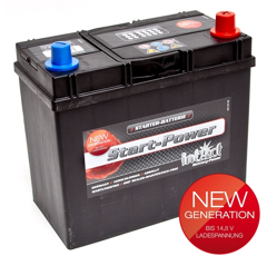 Starterbatterie 12 V 45AH gefüllt geladen 54523GUG Intact