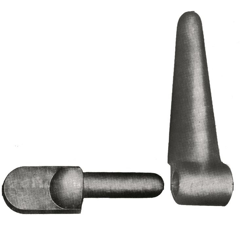 Gond pour charnière bombée lourde Ø 16 mm