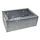 Auge en acier bovin rectangulaire 340 mm