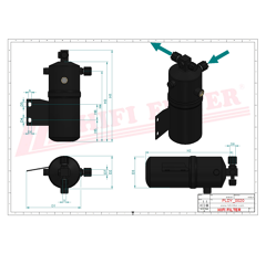 Deshydrateur Climatisation adaptable HIFI FILTER DYH50004