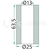 Entretoise 63,5x13 pour broyeur FERRI adaptable 