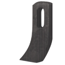 Fléau pour broyeur 98 x 35 mm VOTEX 45.03.030 adaptable  - BlackSteel©