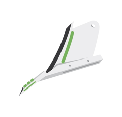 Pointe et versoir Gauche carbure, rechargement DUROU LAM637 adaptable