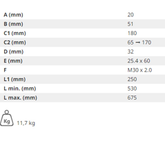 Suspente de relevage pour tracteur CASE IH 197192A1 adaptable
