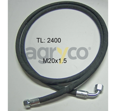 Tuyau hydraulique avec raccords pour téléscopique MANITOU 240142 adaptable