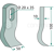 Fléau pour broyeur 100x50mm HEMOSadaptable 