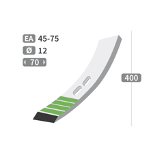 Soc de cultivateur vrillé Droit avec plaquettes carbure et rechargement TOUTES MARQUES adaptable