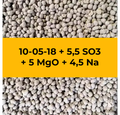 Engrais prairie 10-05-18 + 5,5 SO3 + 5 MgO + 4,5 Na