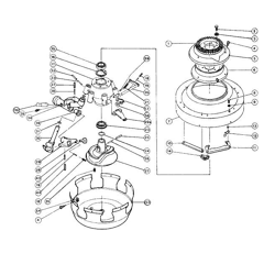 Embase de bras pour faneuse KUHN 57643700 origine