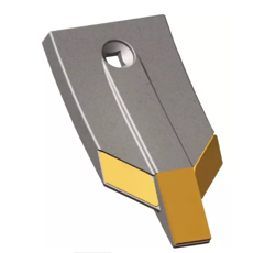 Bec carbure 200x100x20 mm pour déchaumeur RAZOL 003488 adaptable