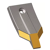 Bec carbure 200x100x20 mm pour déchaumeur RAZOL 003488 adaptable