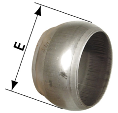 Sphère + raccord brute à souder Ø 150 mm adaptable