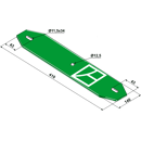 Ressorts à lame 410 mm pour cultivateur KVERNELAND 57066 adaptable
