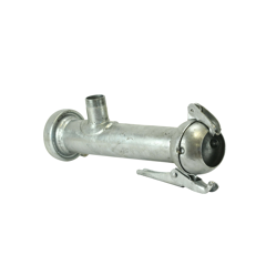 Té 100 mm avec 1 sortie fileté galva ROTO mâle / femelle