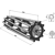 Rouleau tube pour rouleau packer Ø 480 mm adaptable - BlackSteel©