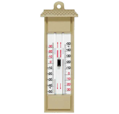 Thermomètre mini - maxi -50°C +50°C