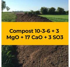 Compost 10-03-06 + 03 MgO + 17 CaO + 03 SO3