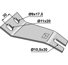 Räumer - links - 0.250 kg - Mehrere Marken