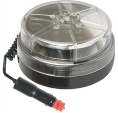 Blitz-Kennleuchte,Rundumleuchte, 12 LED, Spannung von 10V bis 30V, Magnetbefestigung